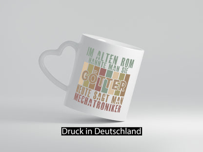 Heute sagt man: Mechatroniker | KFZ Humor Geschenkidee Tasse