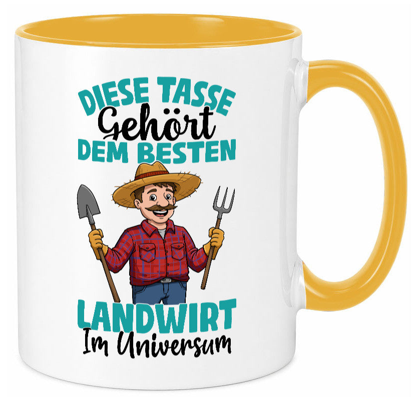 Im Universum: Landwirt | Bauer Landwirtschaft lustiger Spruch Geschenk Humor