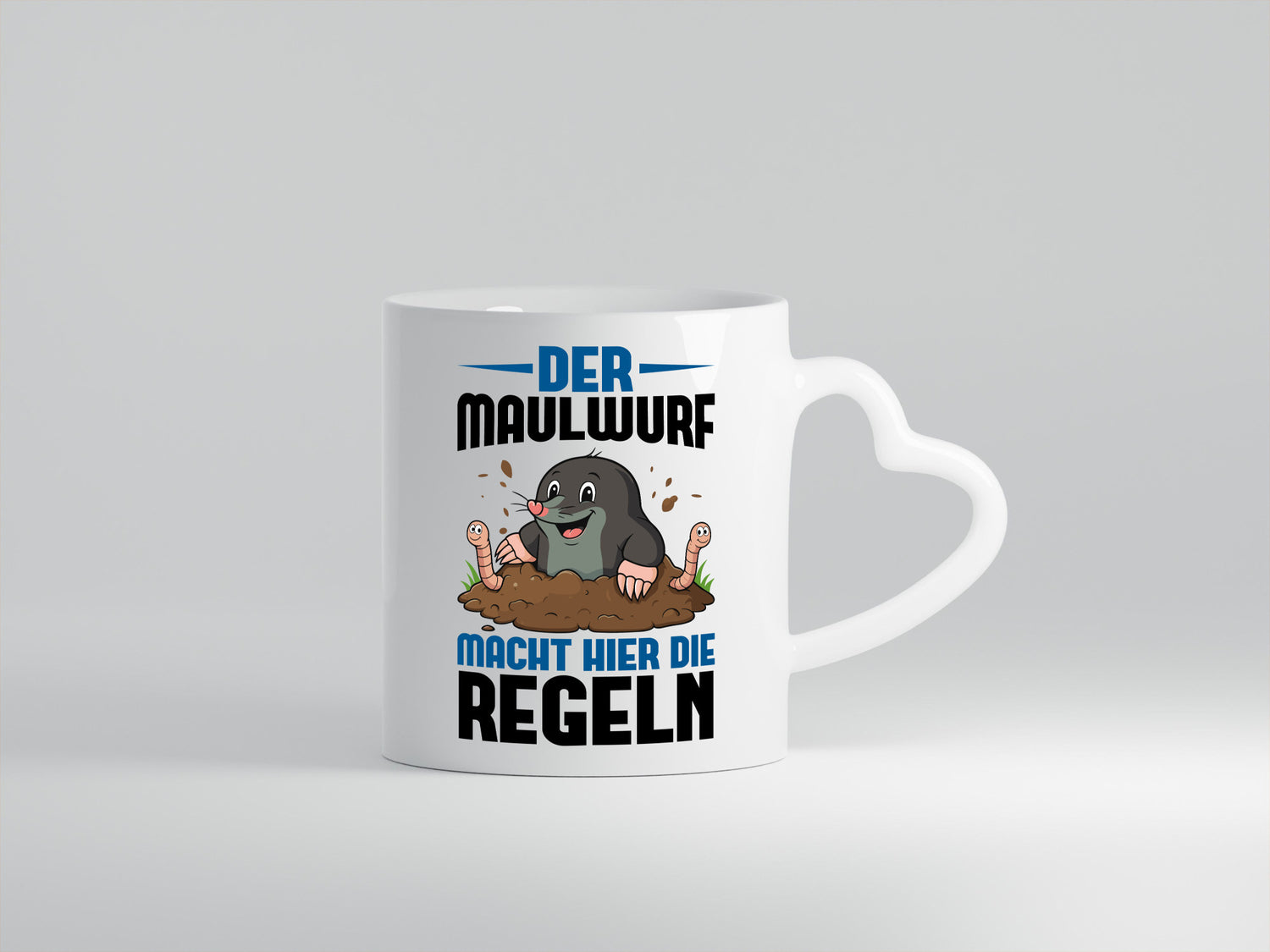Der Maulwurf macht hier die Regeln | Gärtner Geschenk Humor Geschenkidee