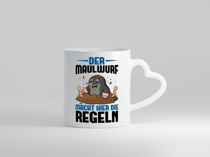Der Maulwurf macht hier die Regeln | Gärtner Geschenk Humor Geschenkidee