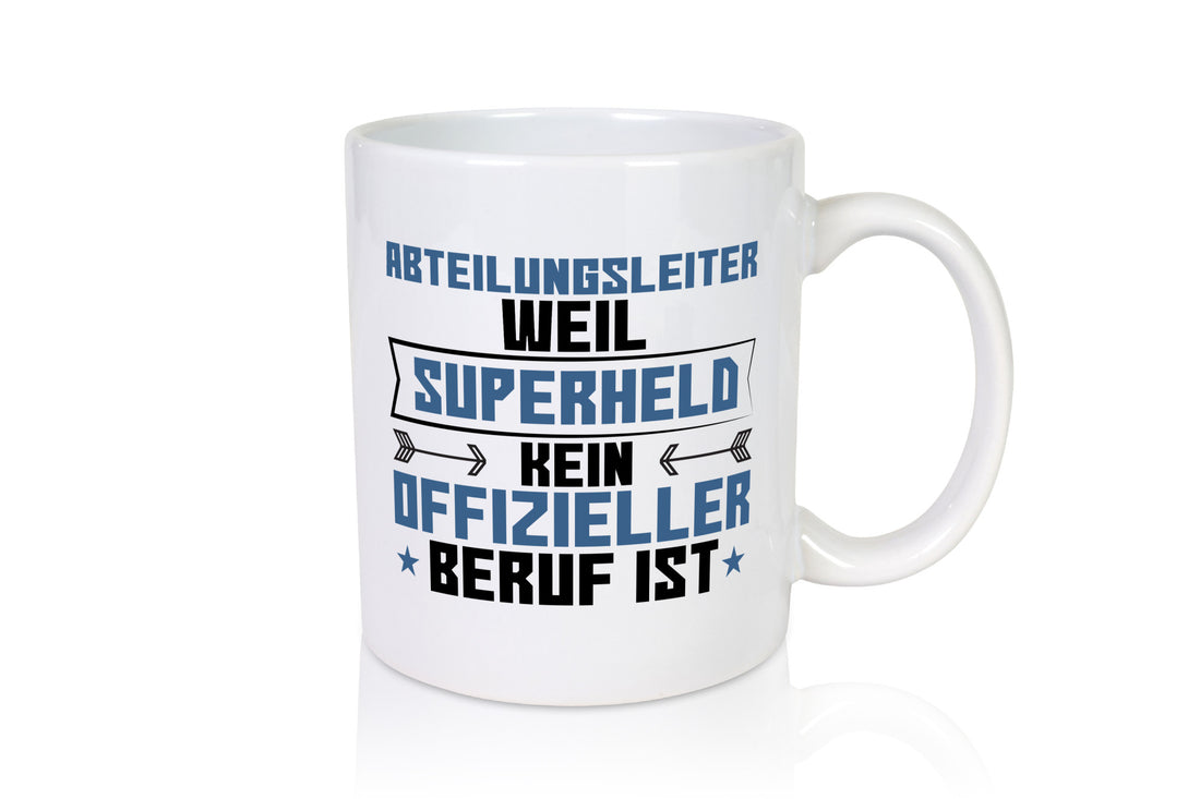 Superheld Abteilungsleiter| Führungskraft Geschenkidee Humor Tasse