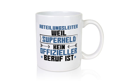 Superheld Abteilungsleiter| Führungskraft Geschenkidee Humor Tasse