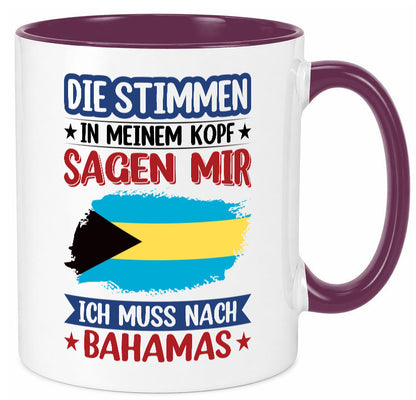 Bahamas | Urlaub Stimmen in meinem Kopf Traumland Geschenk Humor Geschenkidee