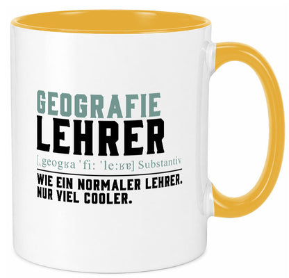 Geographielehrer | Lehrer Unterricht Lieblingslehrer lustiger Spruch Geschenk