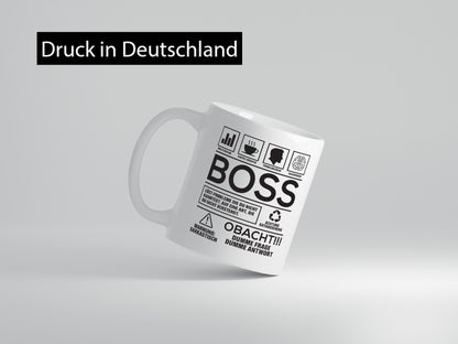 Achtung Probleme Boss | Führungskraft Vorgesetzter lustig Humor Geschenkidee