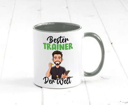 Bester Trainer | Verein Sport v2 Humor Geschenkidee Tasse