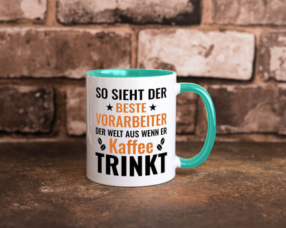 Kaffee trinkt: Vorarbeiter | Kollege Teamleiter Geschenk Arbeit Kollegen Büro