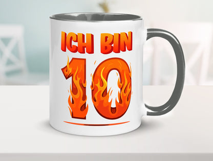 10. Geburtstag | 10 Jahre Drache lustiger Spruch Geschenk Geschenkidee Tasse