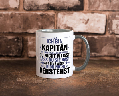Löse Probleme: Kapitän | Schiffskapitän Schiff v2 Geschenk Humor Geschenkidee
