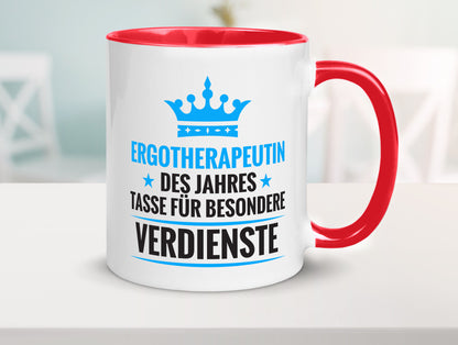 Besonderer Verdienst: Ergotherapeutin | Ergotherapie lustig Humor Geschenkidee