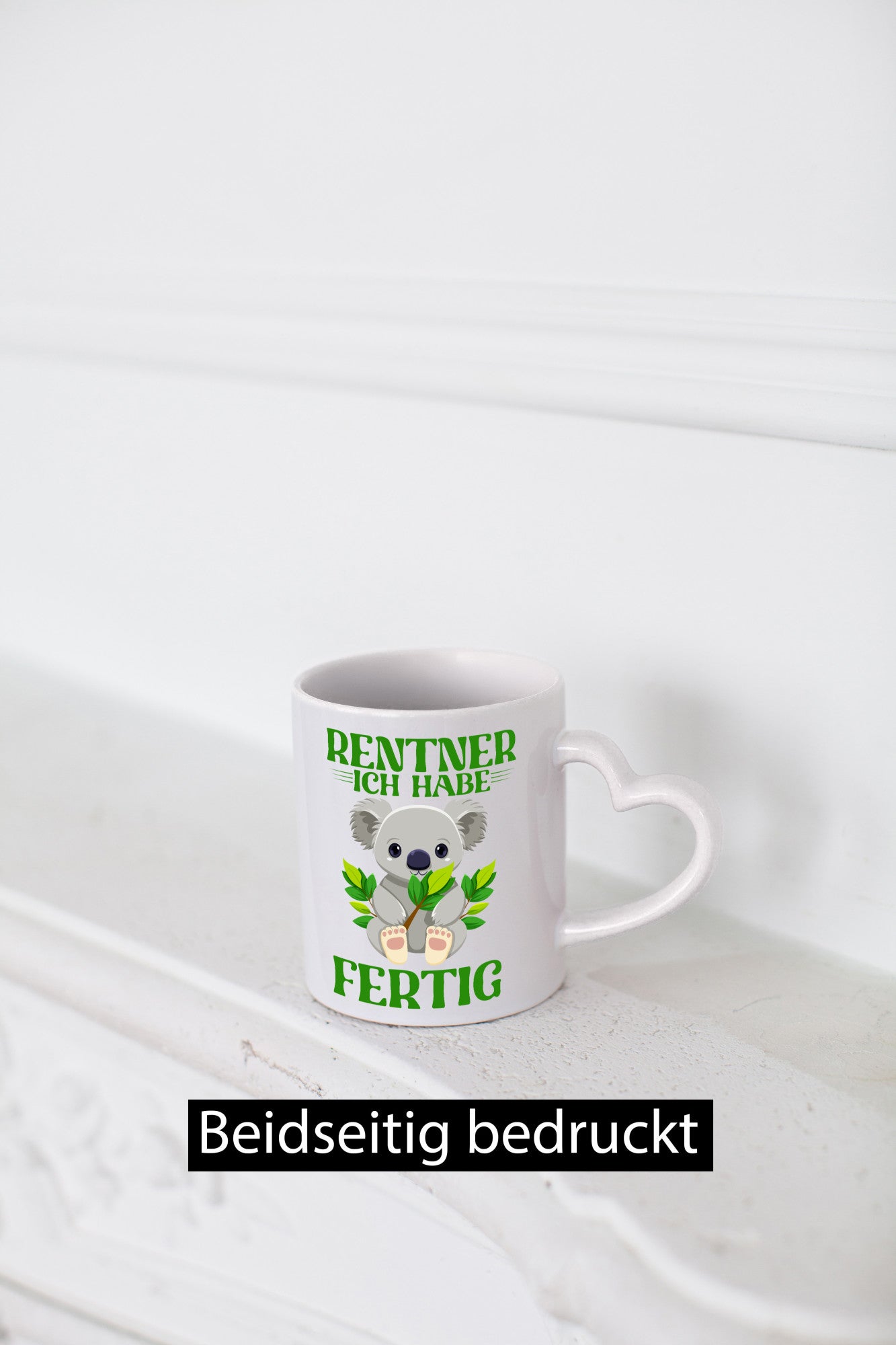 Rentner ich habe Fertig | Panda Ruhestand Geschenkidee Jubiläum Humor Tasse