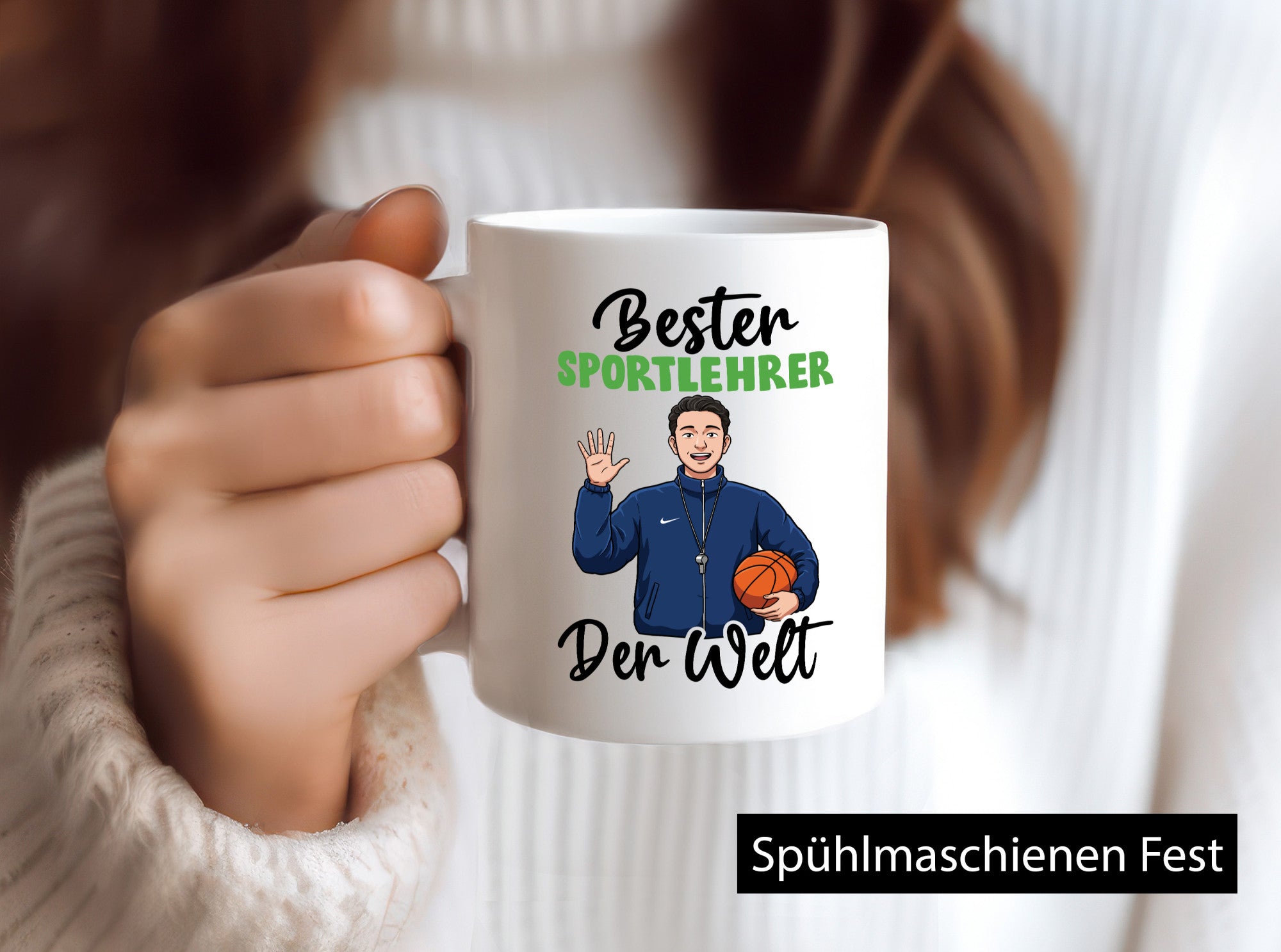 Bester Sportlehrer | Lehrer Sport v2 Geschenkidee Humor Tasse