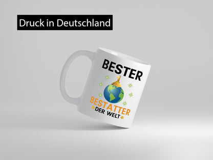 Weltbester Bestatter | Bestattung Totengräber Humor Geschenkidee Tasse