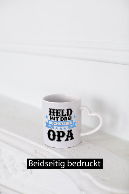 Held, drei Buchstaben, Opa | Held Sterne Auszeichnung lustiger Spruch Geschenk
