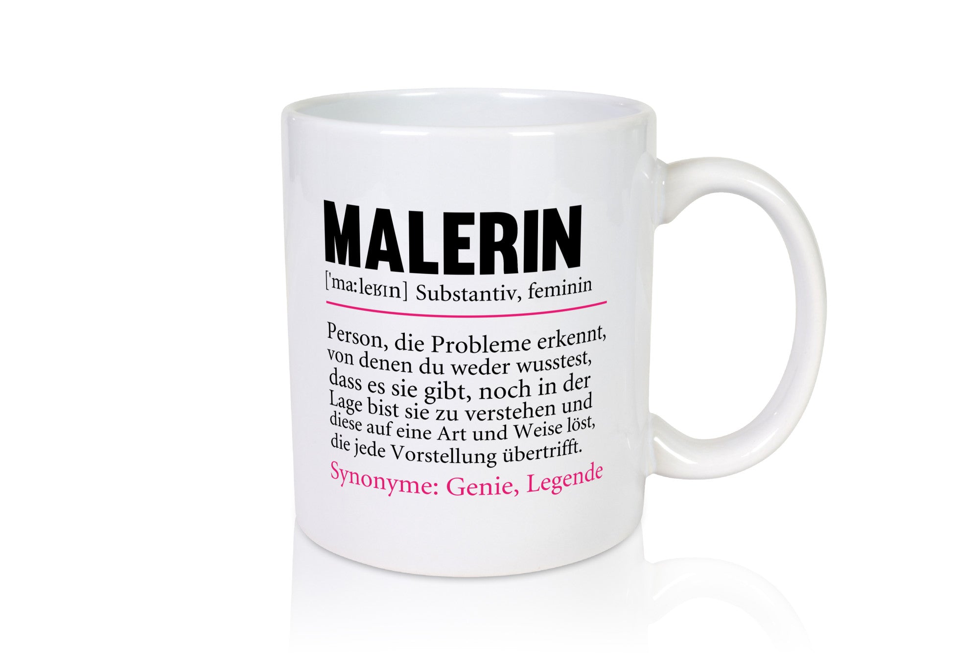 Malerin | Spruch Beruf lustig Malerinnen Humor Arbeit Kollegen Büro