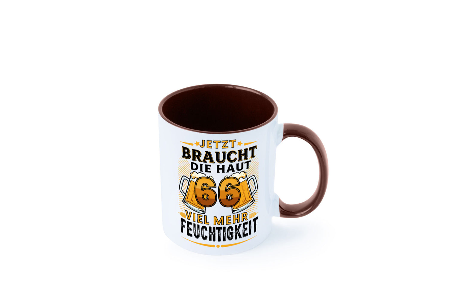 66 braucht die haut mehr Feuchtigkeit | 66. Geburtstag Humor Geschenkidee Tasse