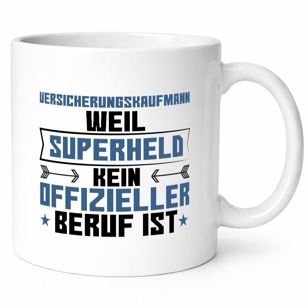 Superheld Versicherungskaufmann | Kaufmann Humor Geschenkidee Tasse