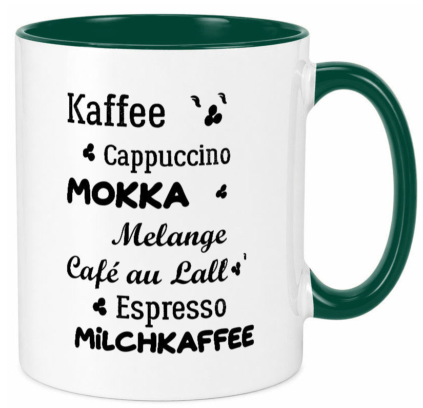 Kaffee | Milchkaffee Cappuccino Geschenk Humor Geschenkidee lustiger Spruch Tasse