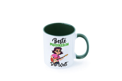 Beste Musikerin | Musik Musikantin v2 Geschenkidee Humor Tasse