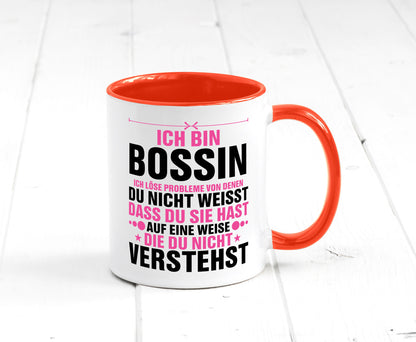 Löse Probleme: Bossin | Führungskraft Vorgesetzte lustig Humor Geschenkidee