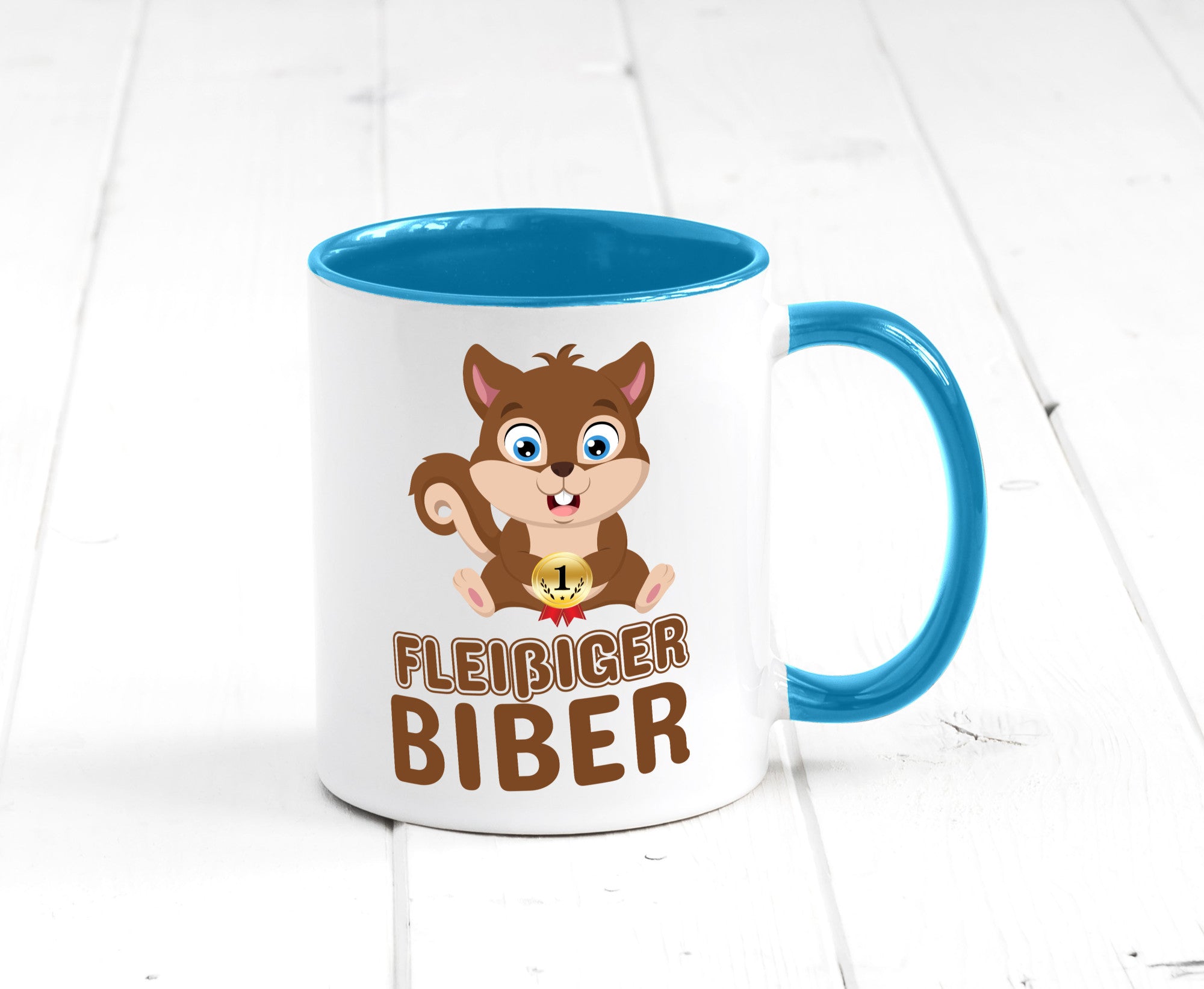 Fleißiger Biber | Motiv Tasse Kinder Geburtstag lustig Geschenkidee Geschenk