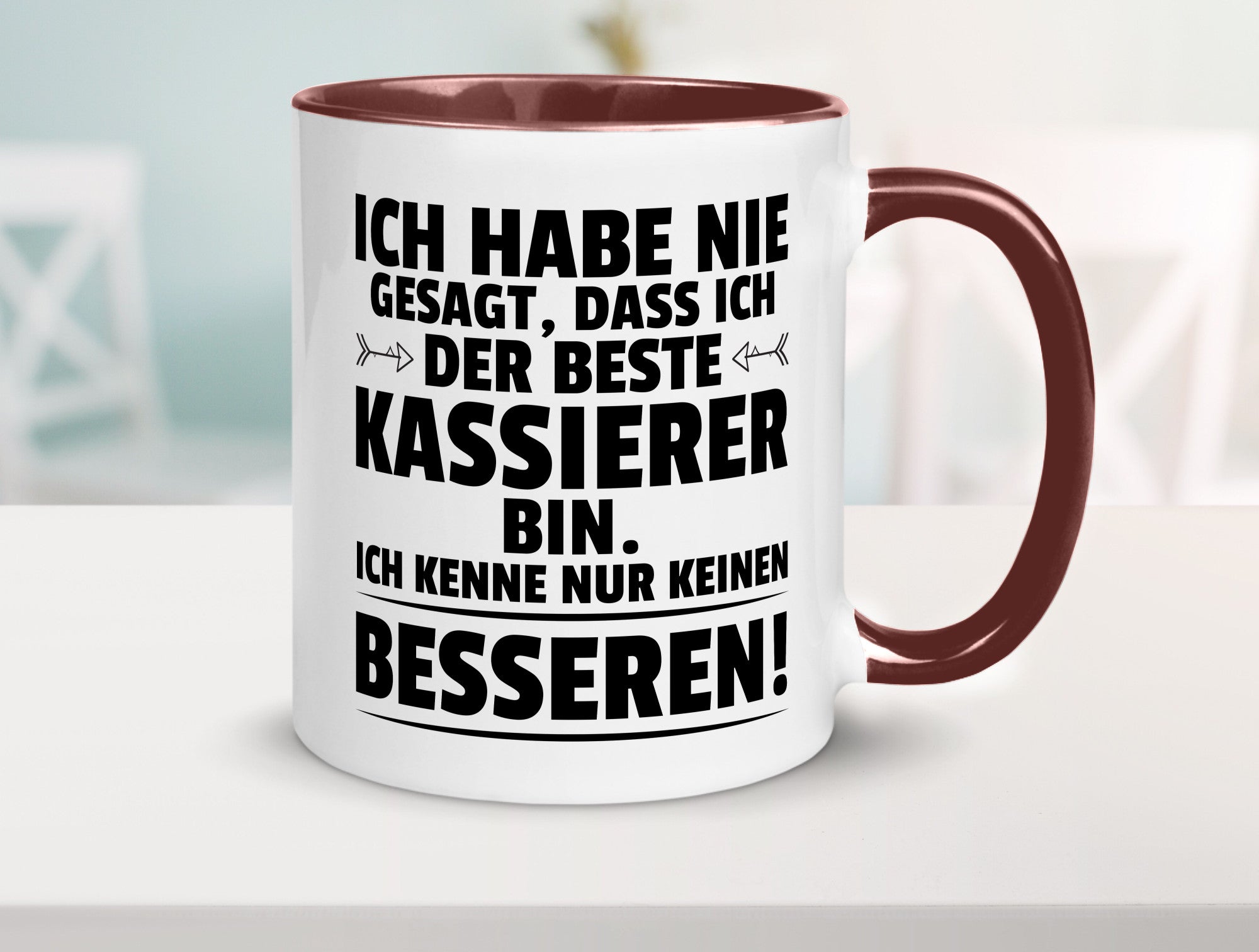 Der Beste Kassierer Geschenk Humor Geschenkidee lustiger Spruch Tasse