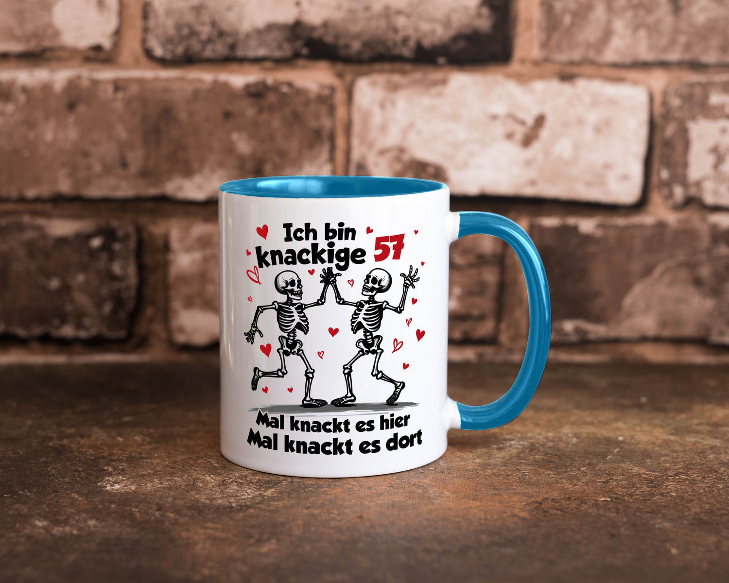 57. Geburtstag | Knackige 57 Ich bin alt lustig Geschenkidee Geschenk Tasse
