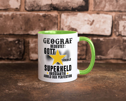 Bedeutung von Geograf | Geografie lustiger Spruch Geschenk Humor Geschenkidee