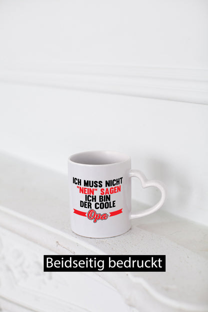 Der Coole Opa | Großvater Enkel Beste Humor Familie Geschenkidee Tasse