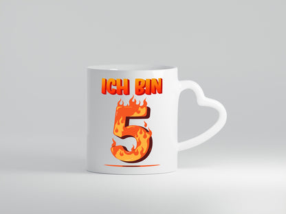 5. Geburtstag | 5 Jahre Drache lustig Geschenkidee Geschenk Tasse