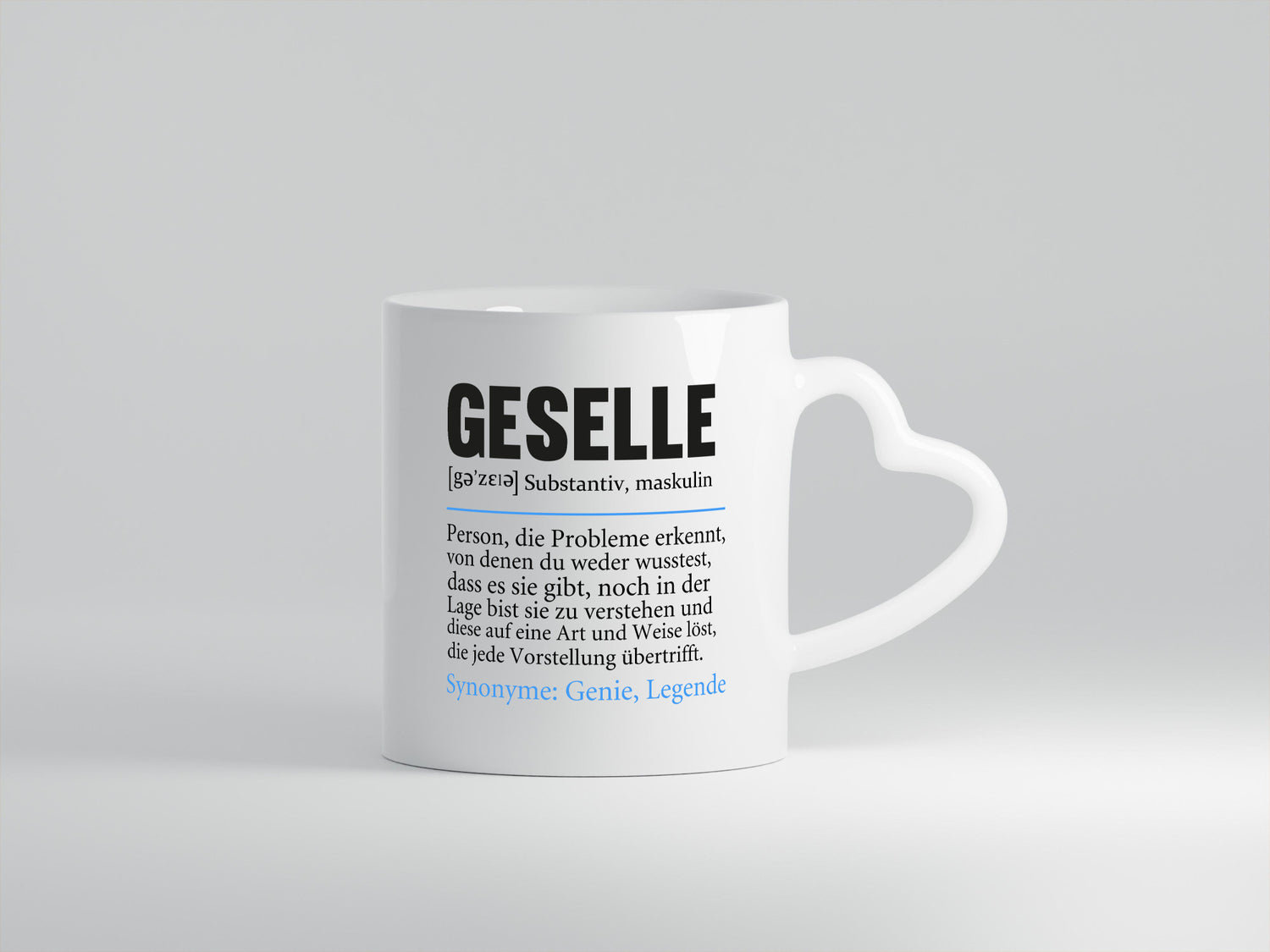 Geselle | Beruf Handwerker Spruch lustig Geschenkidee Arbeit Kollegen Büro