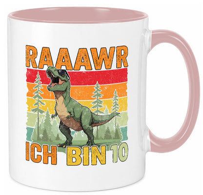 10. Geburtstag | 10 Jahre rarrrr ich bin Dinosaurier lustig Geschenkidee