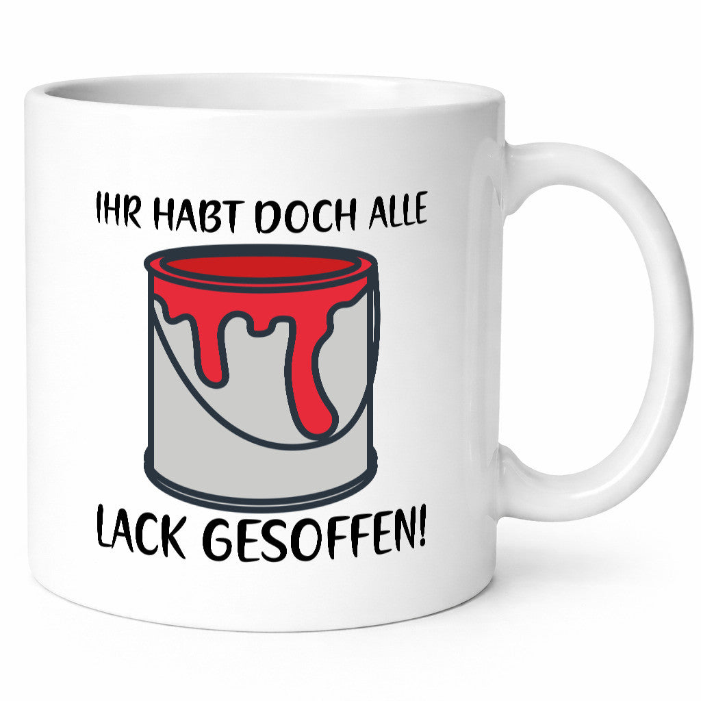 Lack gesoffen | Lackierer Witz KFZ Auto Werkstatt lustiger Spruch Geschenk