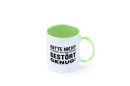 Ich bin schon gestört lustiger Spruch Geschenk Humor Geschenkidee Tasse