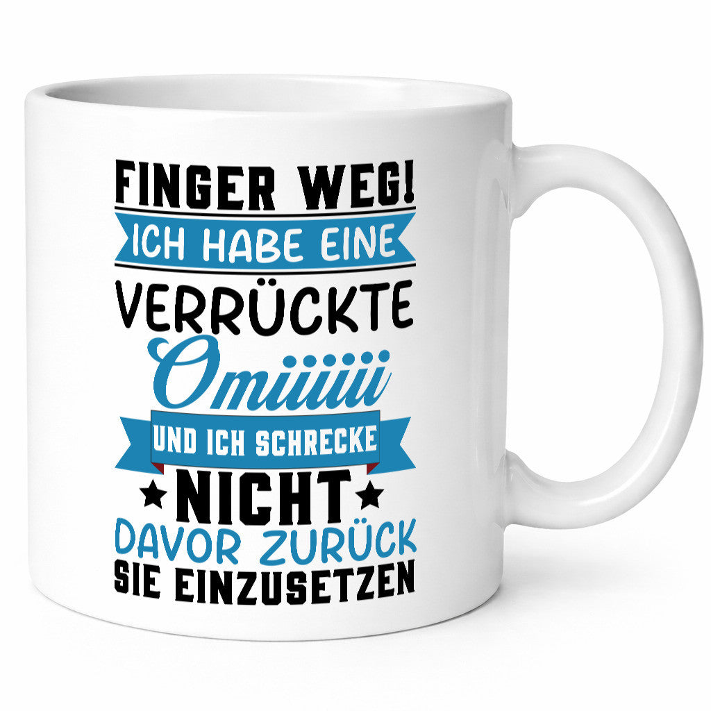 Verrückte Oma | Großmutter Finger weg Geschenk Familie Geschenkidee lustiger
