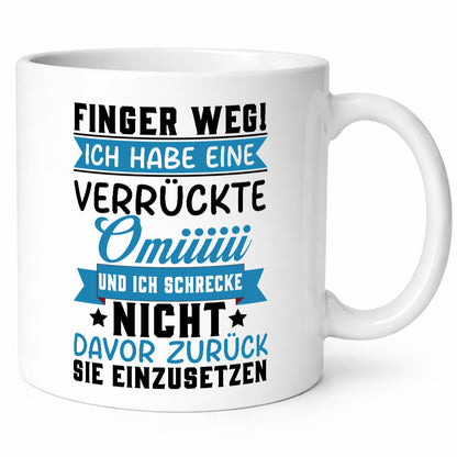 Verrückte Oma | Großmutter Finger weg Geschenk Familie Geschenkidee lustiger