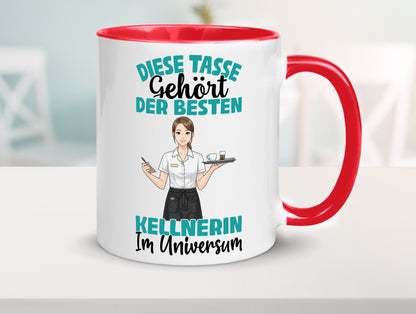 Im Universum: Kellnerin | Beruf kellnern Bedienung Geschenkidee Arbeit Kollegen