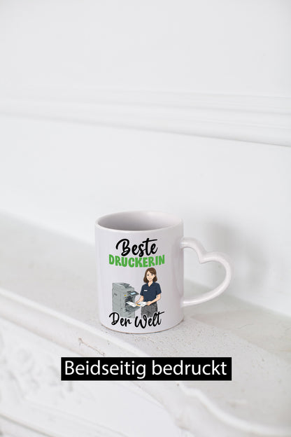 Beste Druckerin | Druckerei Print Medien v2 lustig Humor Geschenkidee Geschenk