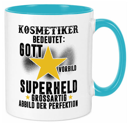 Bedeutung von Kosmetiker | Kosmetik Stylist Visagist Geschenkidee Humor Tasse