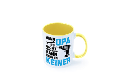 Wenn opa es nicht Reparieren kann | für alles Geschenkidee Familie Humor Tasse