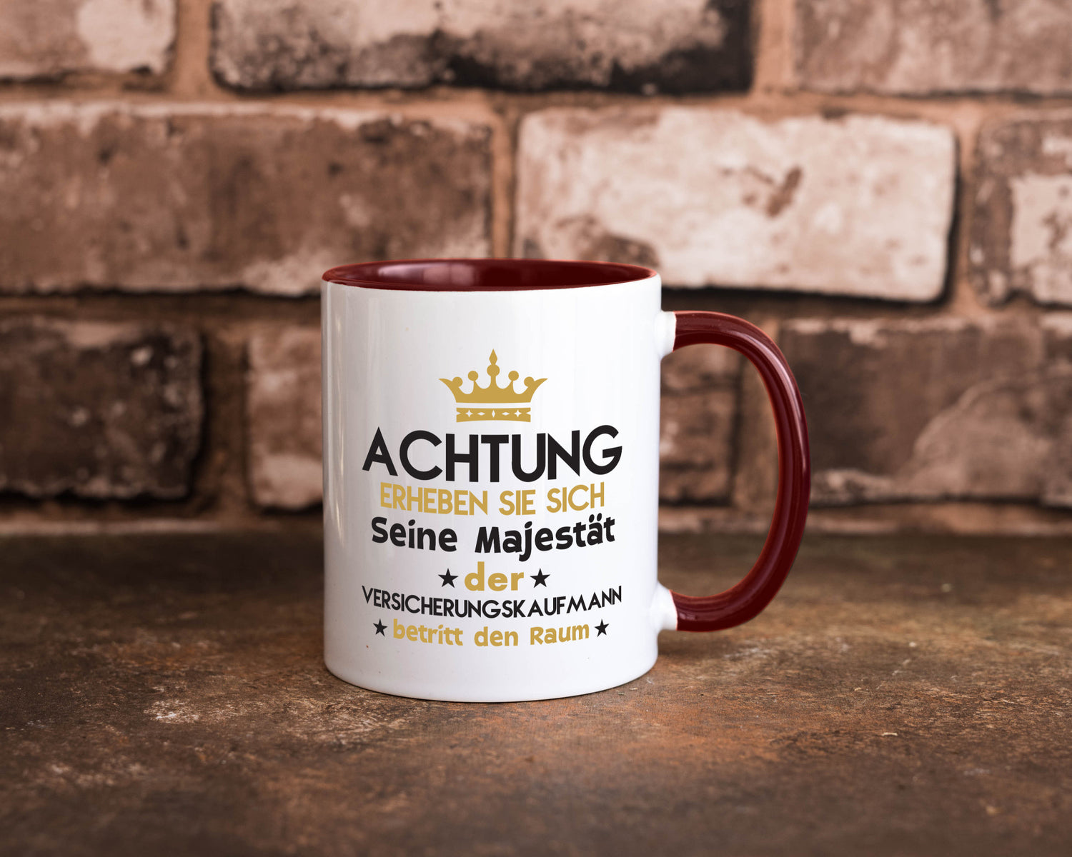 Seine Majestät Versicherungskaufmann | Kaufmann Geschenkidee Humor Tasse