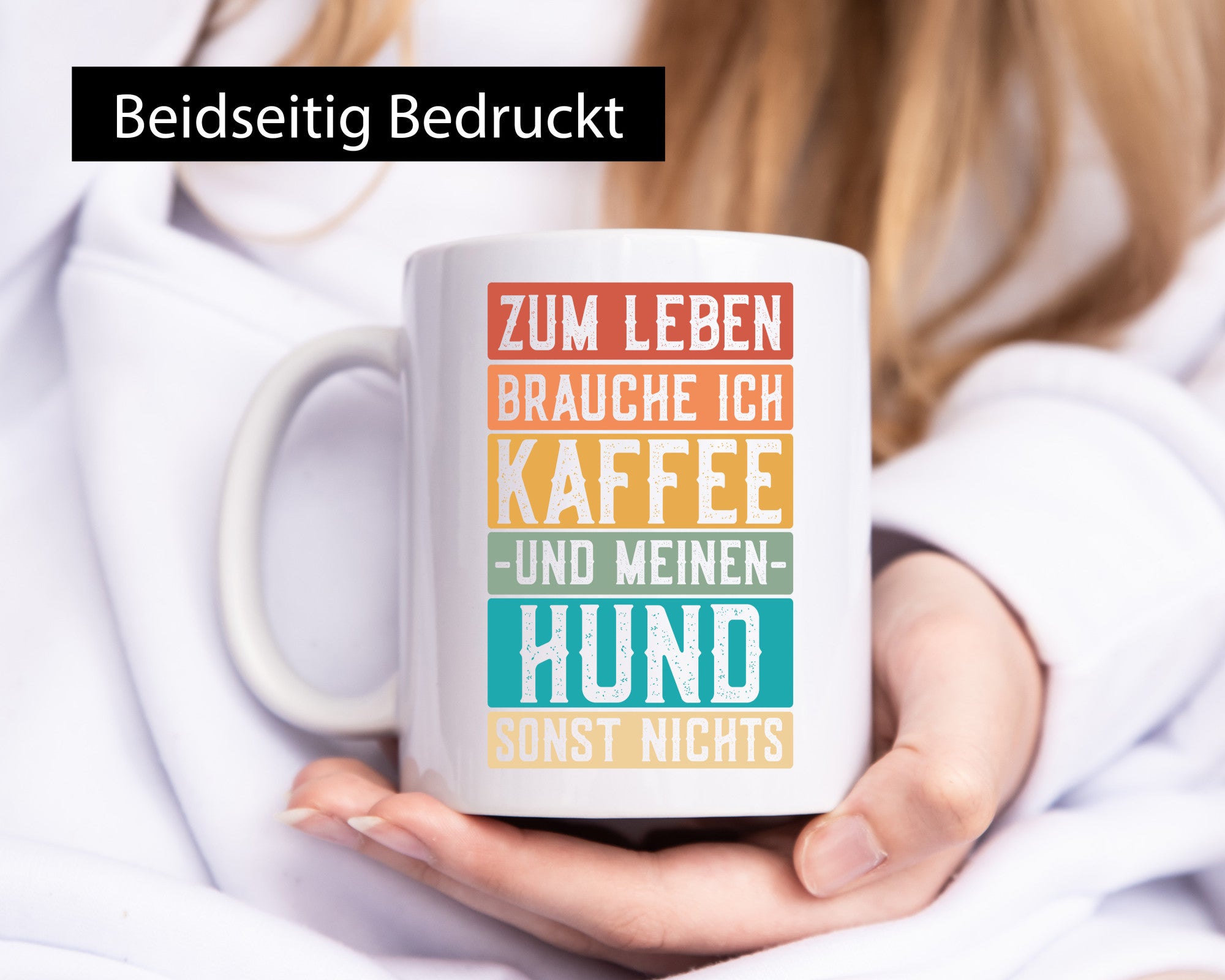 Zum leben brauche ich Kaffee und meinen Hund sonst nichts. lustiger Spruch
