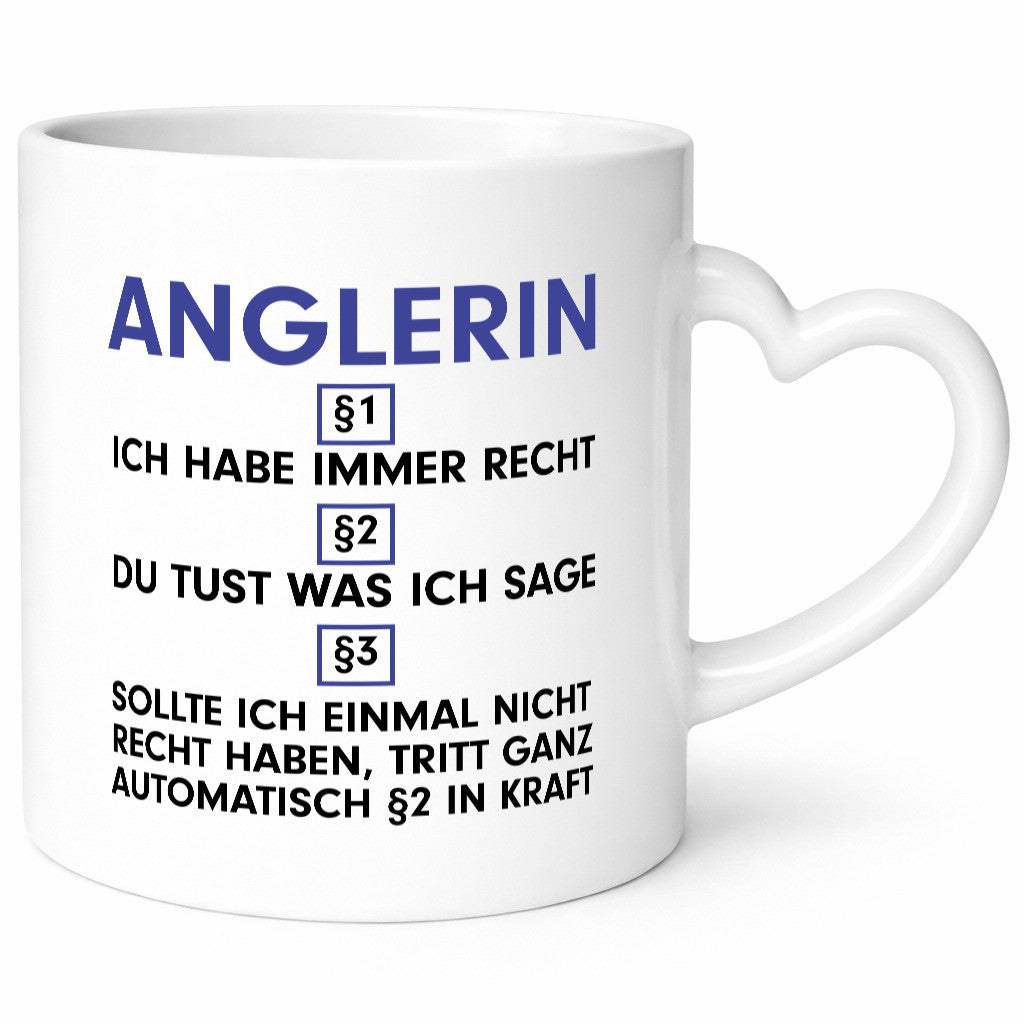 Ich habe immer Recht Anglerin | Angeln Fischerin v2 Geschenk Humor Geschenkidee