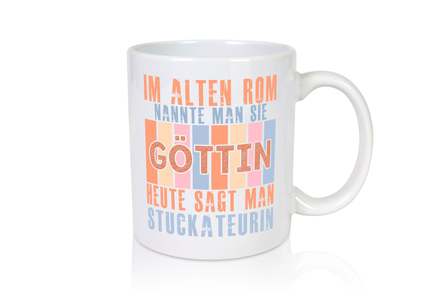 Heute sagt man: Stuckateurin | Innenausbau Geschenkidee Humor Tasse