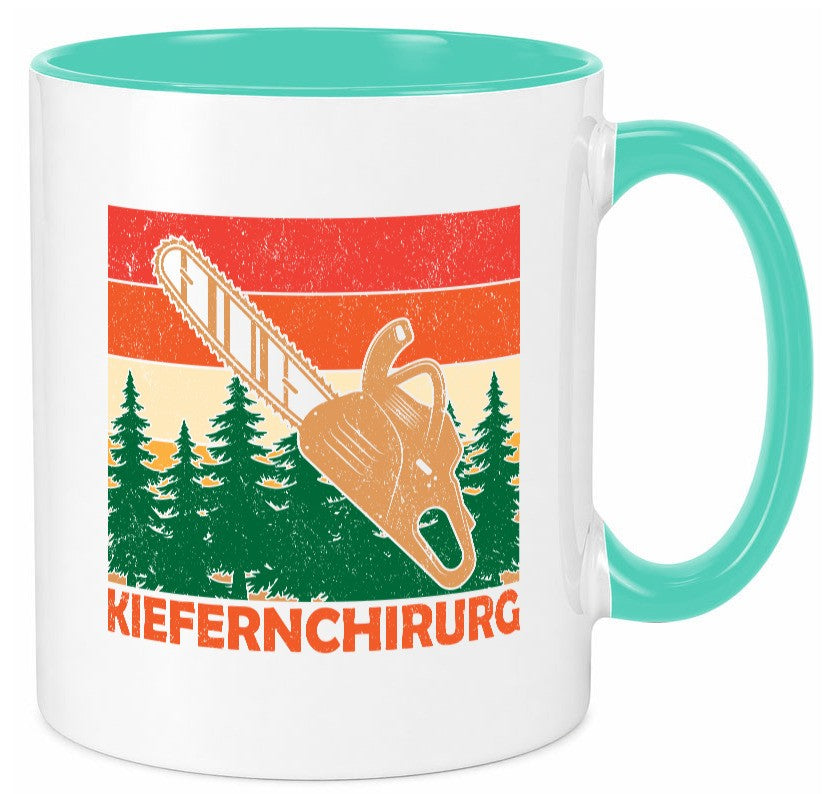 Kiefernchirurg | Kettensäge Waldarbeiter Holz Geschenk Arbeit Kollegen Büro Tasse