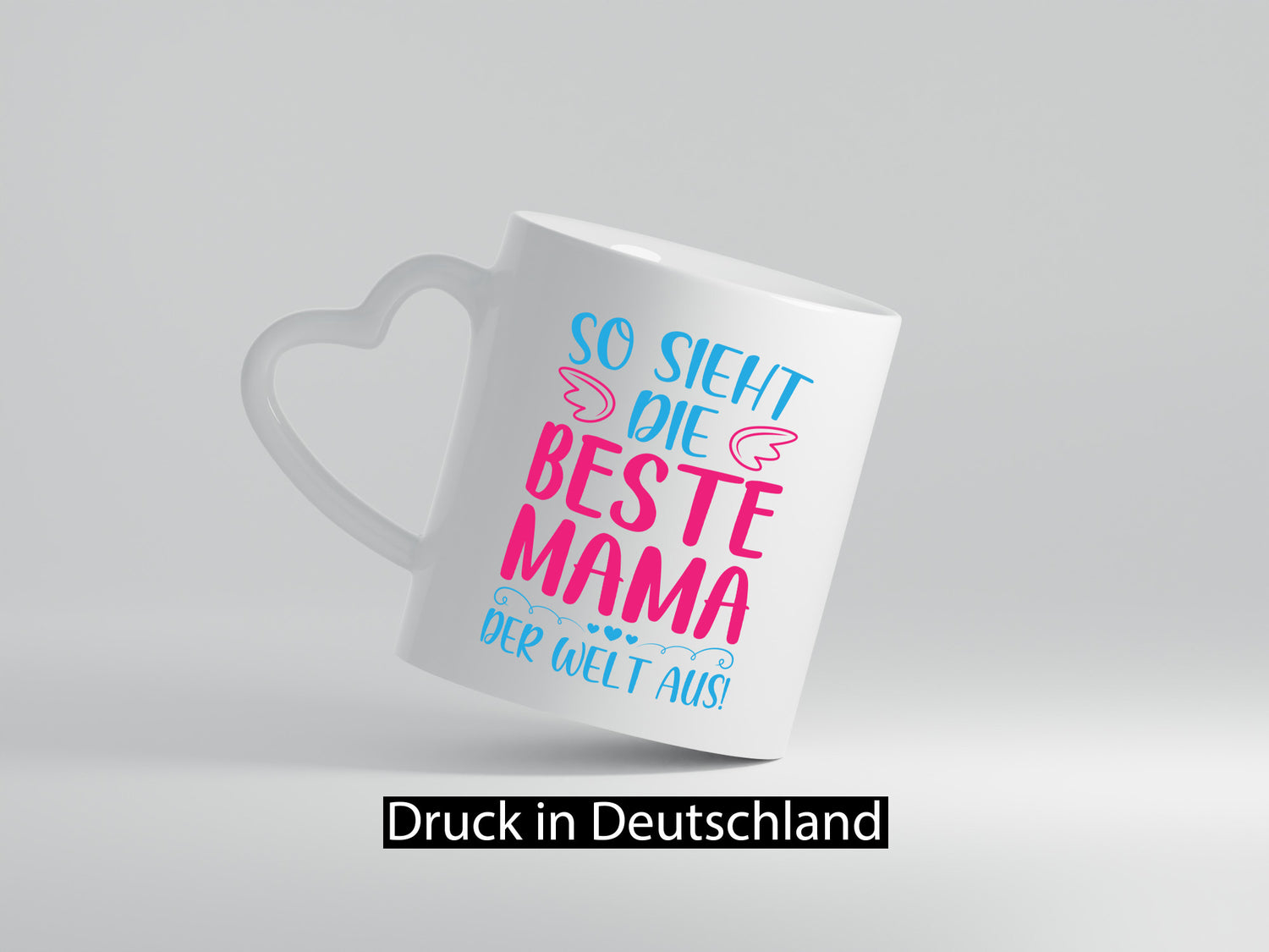 Beste Mama der Welt | Herzchen Geschenk Familie Geschenkidee lustiger Spruch
