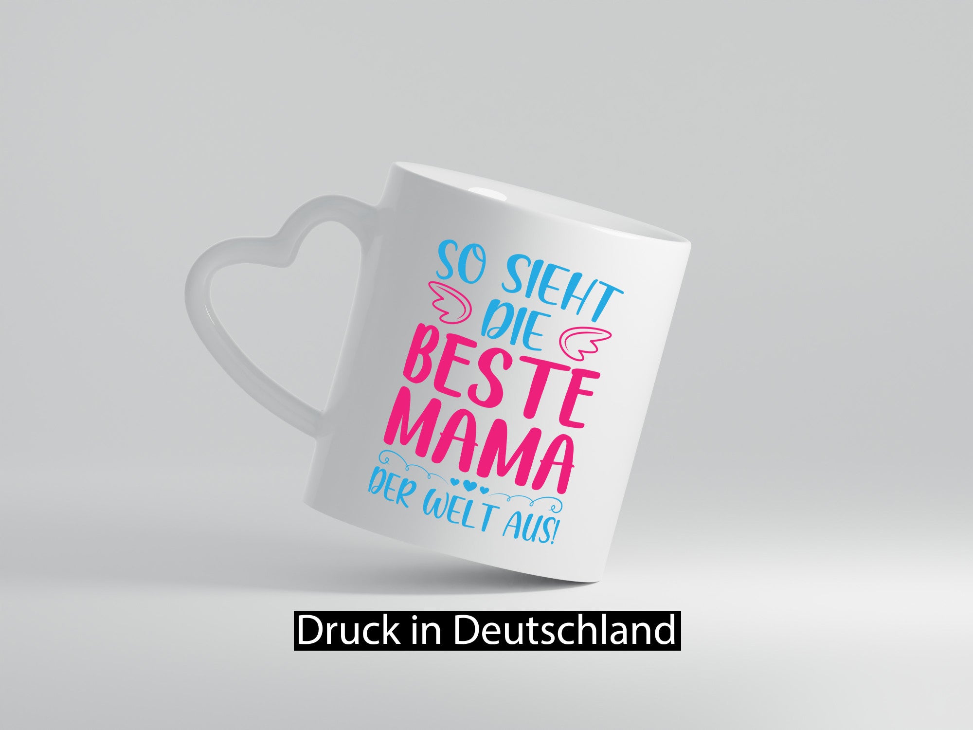 Beste Mama der Welt | Herzchen Geschenk Familie Geschenkidee lustiger Spruch