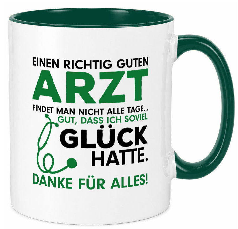 Richtig guter Arzt | Dankeschön Tasse Ã„rzte Spruch Geschenk Humor Geschenkidee
