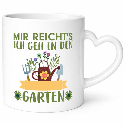 Ich geh in den Garten | Gärtner Tasse Gartenarbeit Humor Arbeit Kollegen Büro