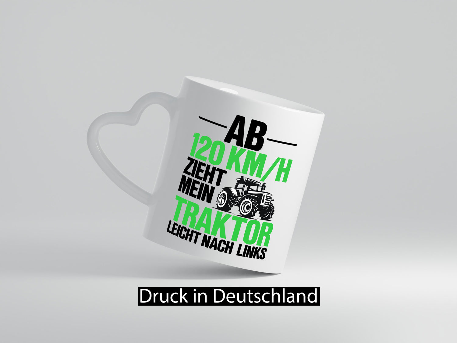 Traktor zieht nach Links | Landwirt Bauer lustig Humor Geschenkidee Geschenk